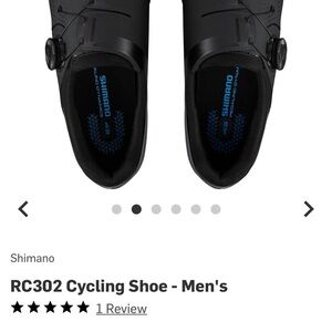 Shimano RC302 Men's Cycling Shoes (size 46 Wide) with cleats! Practically new